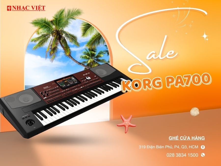 Sale KORG Pa700 – Arranger đỉnh cao dành cho người chơi chuyên nghiệp